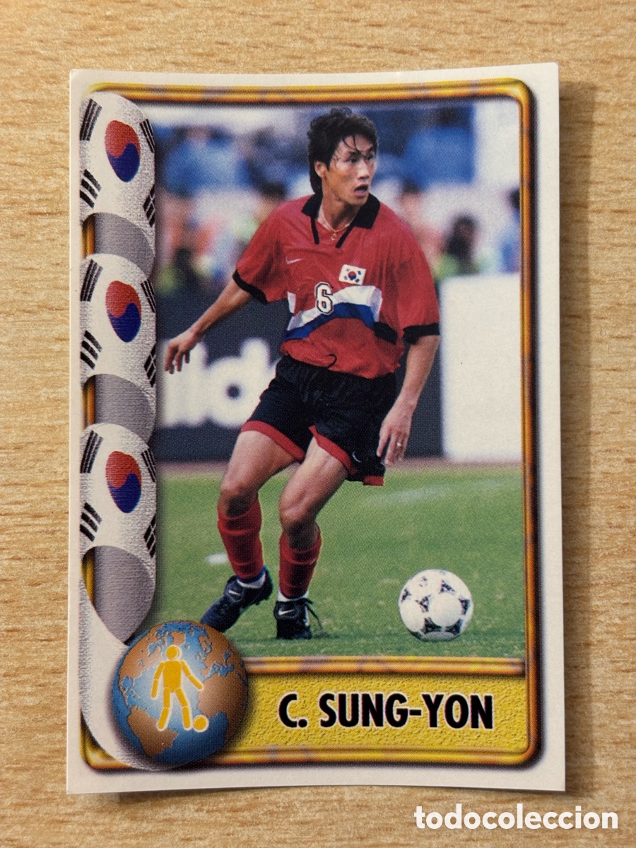 Cromos de F&uacute;tbol: # 179 Sung-Yon Corea del Sur Mundial Francia 98 Ediciones Estadio