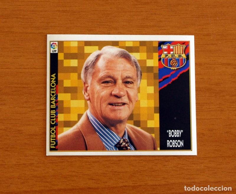 Cromos de F&uacute;tbol: Barcelona - Bobby Robson Entrenador - BAJA - Ediciones Este Liga 1997-1998, 97-98 - Nunca pegado