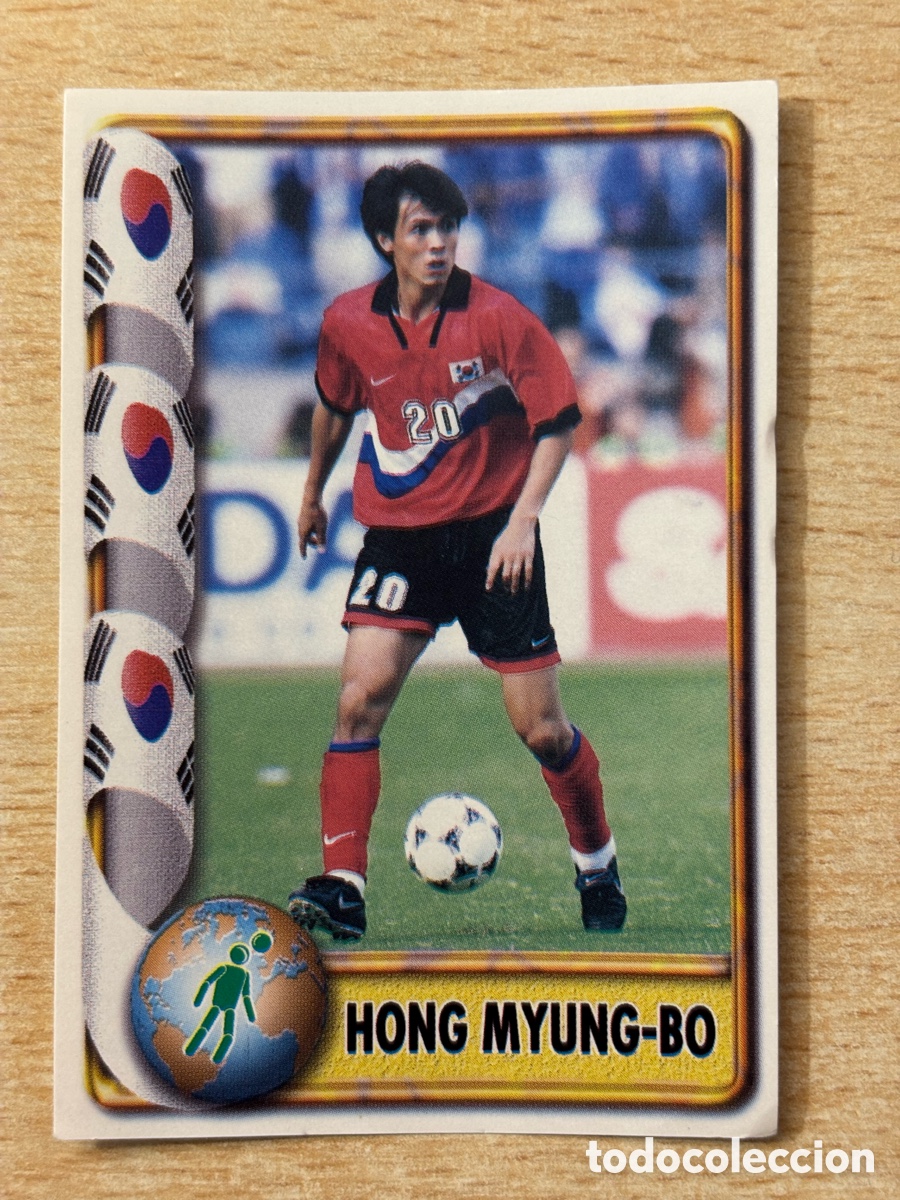 Cromos de F&uacute;tbol: # 175 Hong Myung-Bo Corea del Sur Mundial Francia 98 Ediciones Estadio