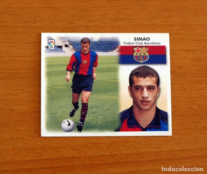 Cromos de F&uacute;tbol: Futbol Club Barcelona - Simao - Fichaje 1 - Ediciones Este Liga 1999-2000, 99-00 - Nunca Pegado