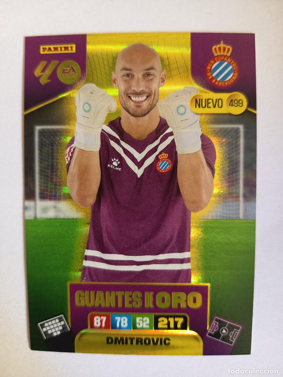 Cromos de F&uacute;tbol: CARD 499 MARKO DMITROVIC NUEVO GUANTES DE ORO ESPANYOL - ADRENALYN XL LIGA 2025 2026 25 26 PANINI