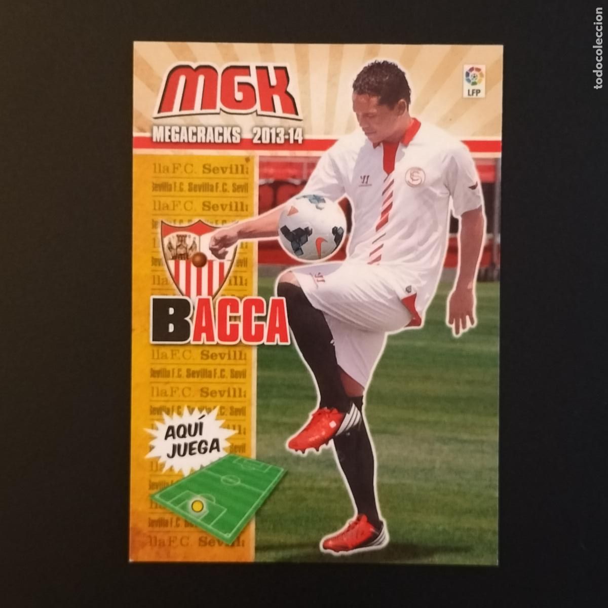 Cromos de F&uacute;tbol: MGK FICHAJE BIS 306 BACCA SEVILLA CROMOS ALBUM MEGACRACKS LIGA FUTBOL 2013 2014 13 14