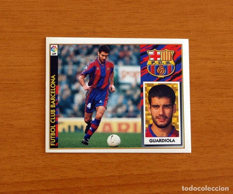 Cromos de F&uacute;tbol: Barcelona - Guardiola - Ediciones Este Liga 1997-1998, 97-98 - Nunca Pegado