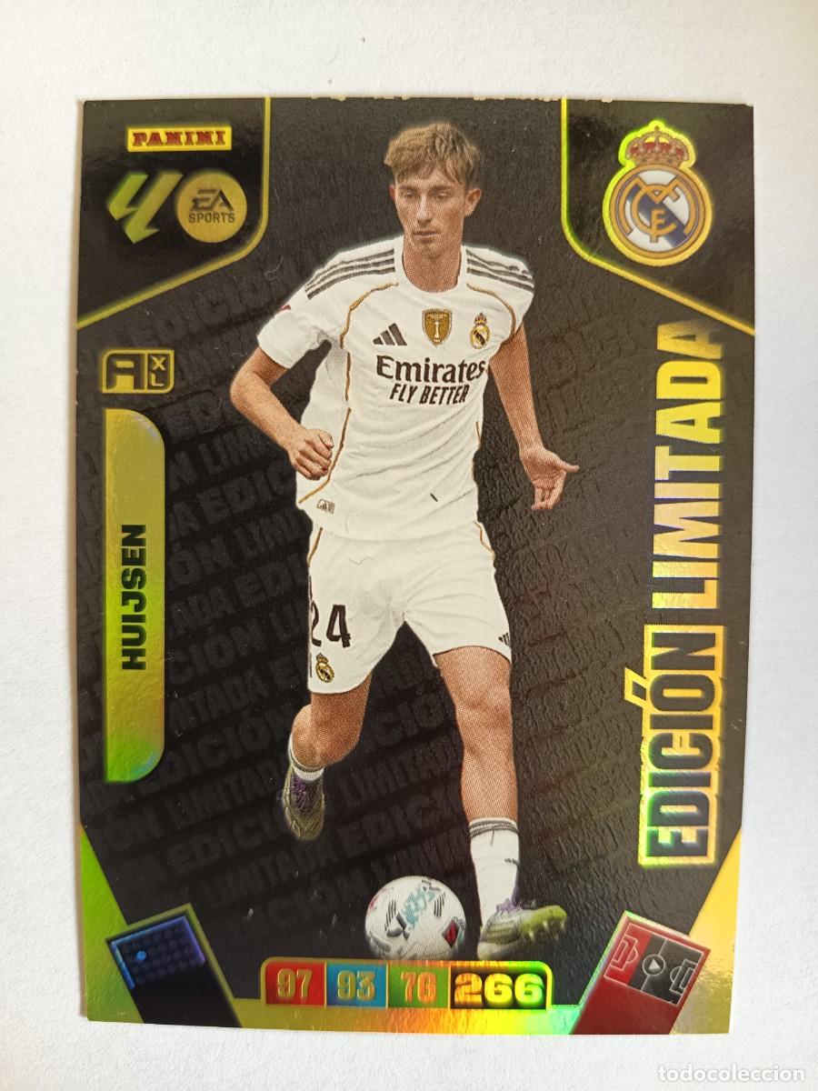 Cromos de F&uacute;tbol: ROOKIE CARD EDICI&Oacute;N LIMITADA LIMITED DEAN HUIJSEN REAL MADRID - ADRENALYN XL PANINI 2025 2026 25 26