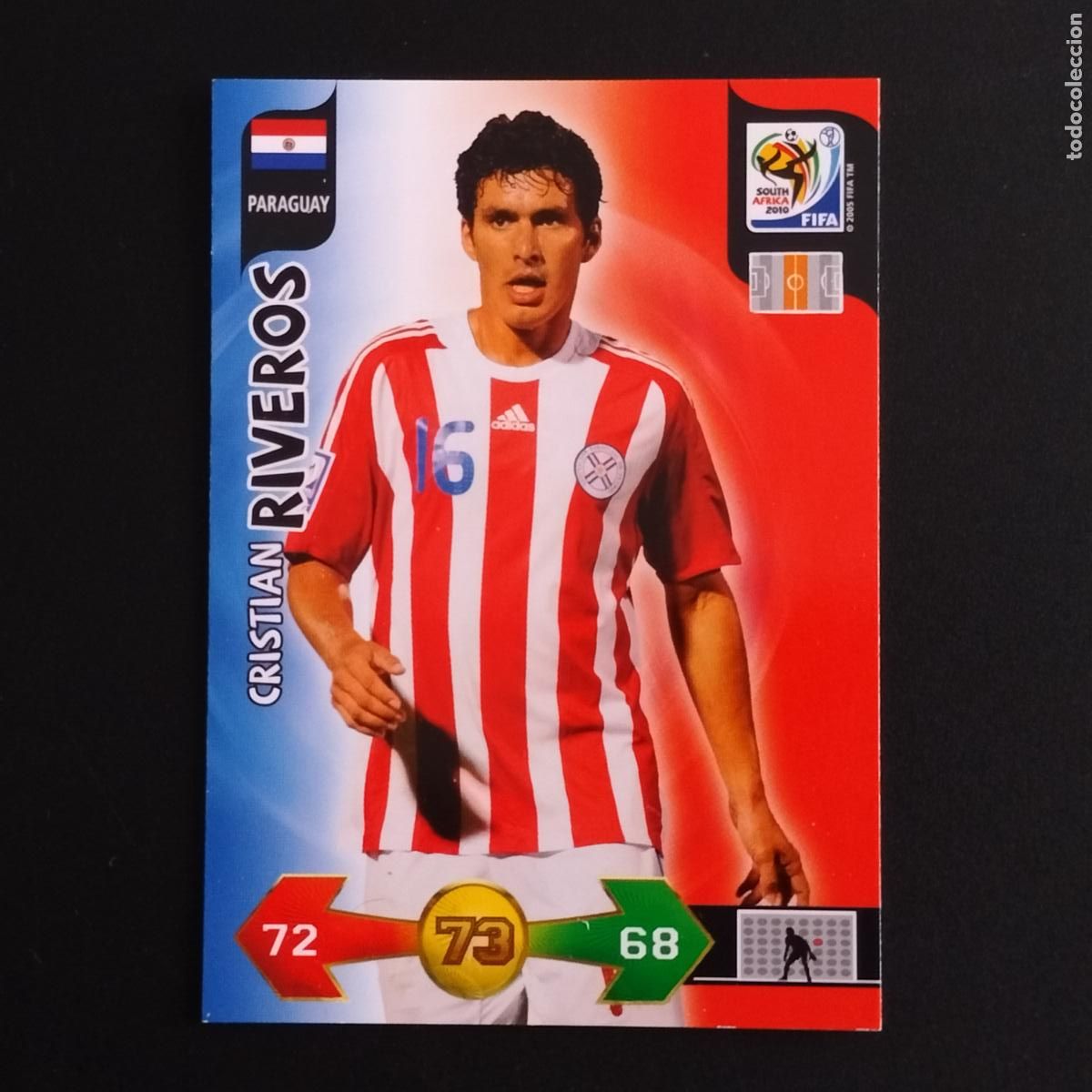 Cromos de F&uacute;tbol: CRISTIAN RIVEROS PARAGUAY CROMOS ADRENALYN XL MUNDIAL SOUTH AFRICA 2010 FIFA WORLD CUP PANINI