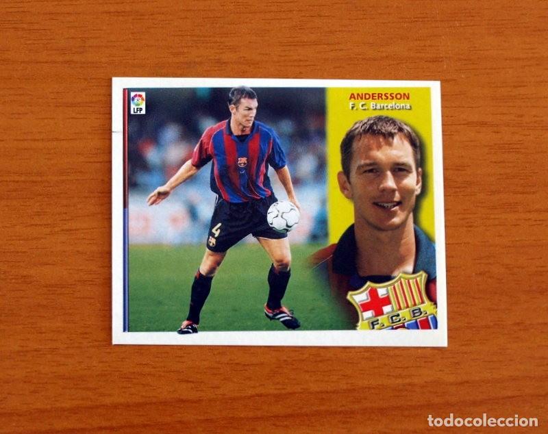 Cromos de F&uacute;tbol: Barcelona - Andersson - Ediciones Este Liga 2002-2003, 02-03 - Nunca Pegado