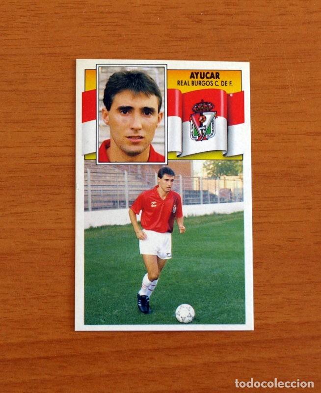 Cromos de F&uacute;tbol: Real Burgos - Ay&uacute;car - Fichaje n&ordm; 21 - Ediciones Este Liga 1990-1991, 90-91 - Nunca pegado