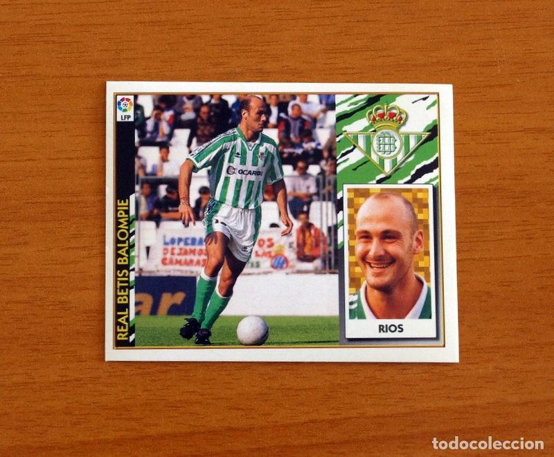 Cromos de F&uacute;tbol: Real Betis - Rios - BAJA - Ediciones Este Liga 1997-1998, 97-98 - Nunca Pegado