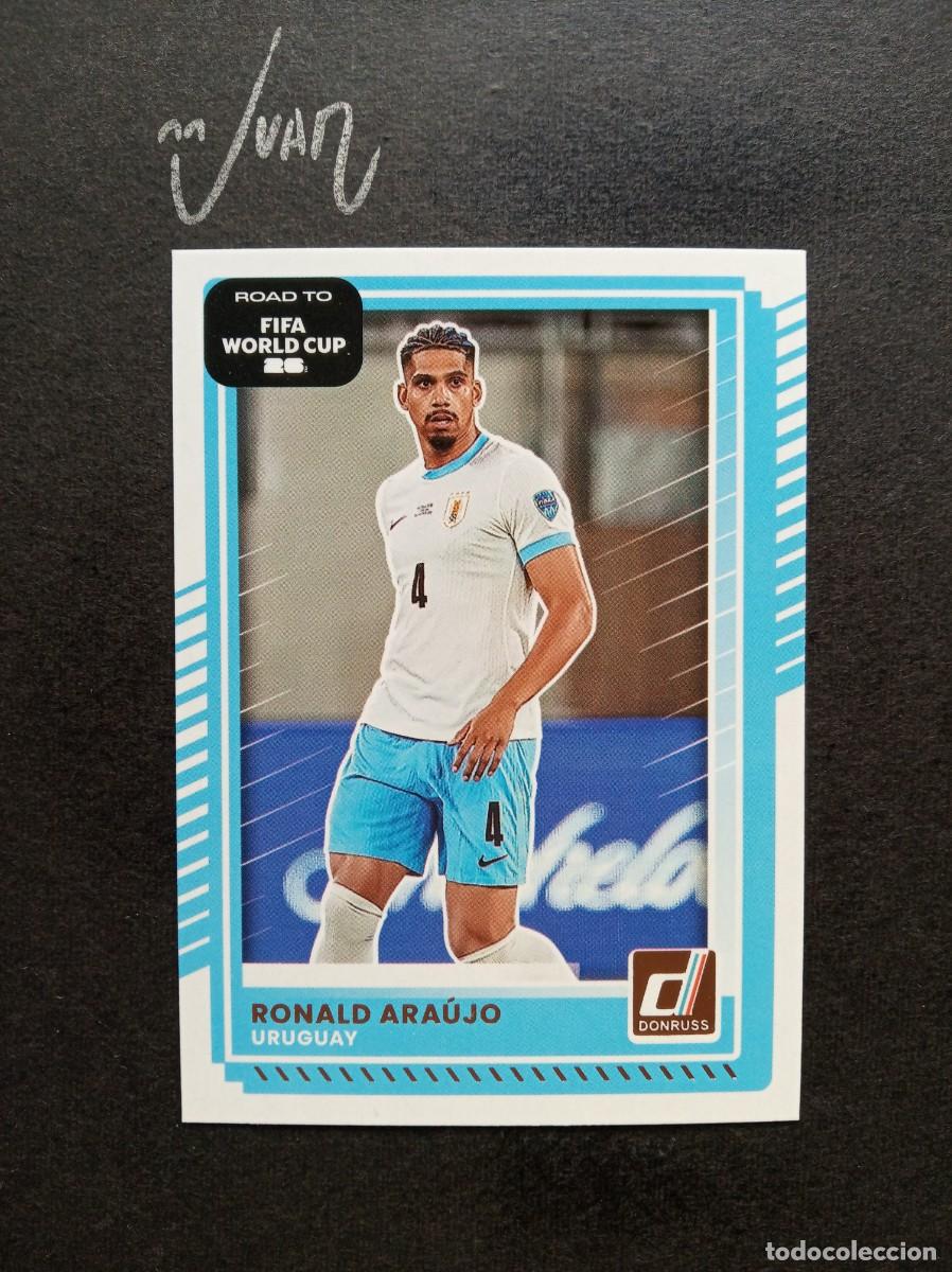 Cromos de F&uacute;tbol: N&ordm; 51 RONALD ARAUJO URUGUAY BARCELONA ⚽ PANINI&reg; DONRUSS ROAD TO FIFA WORLD CUP 2026 2025 25 26 NUEVO