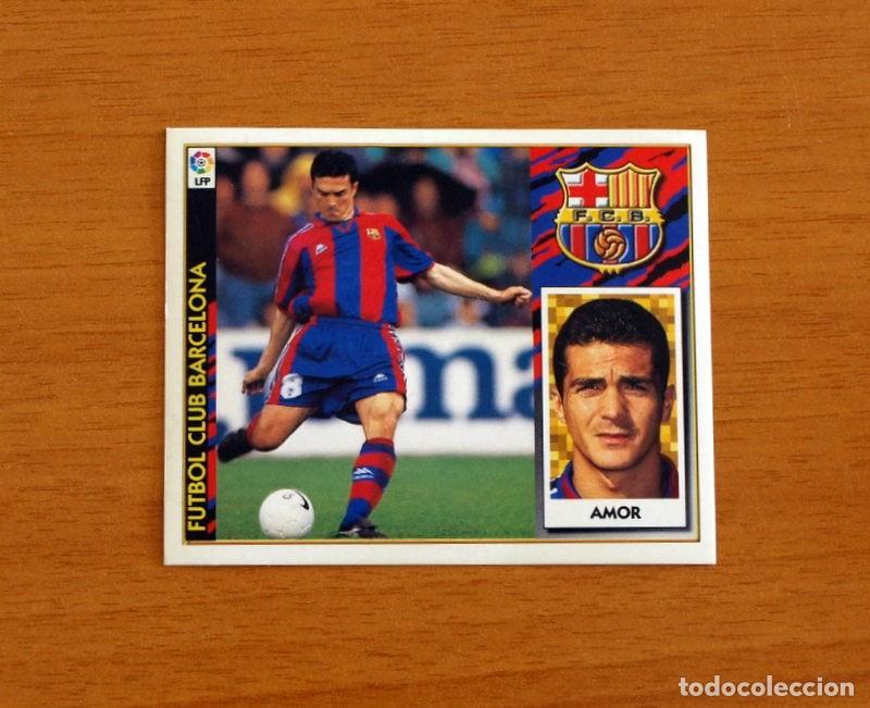 Cromos de F&uacute;tbol: F&uacute;tbol Club Barcelona - Amor - Ediciones Este Liga 1997-1998, 97-98 - Nunca Pegado