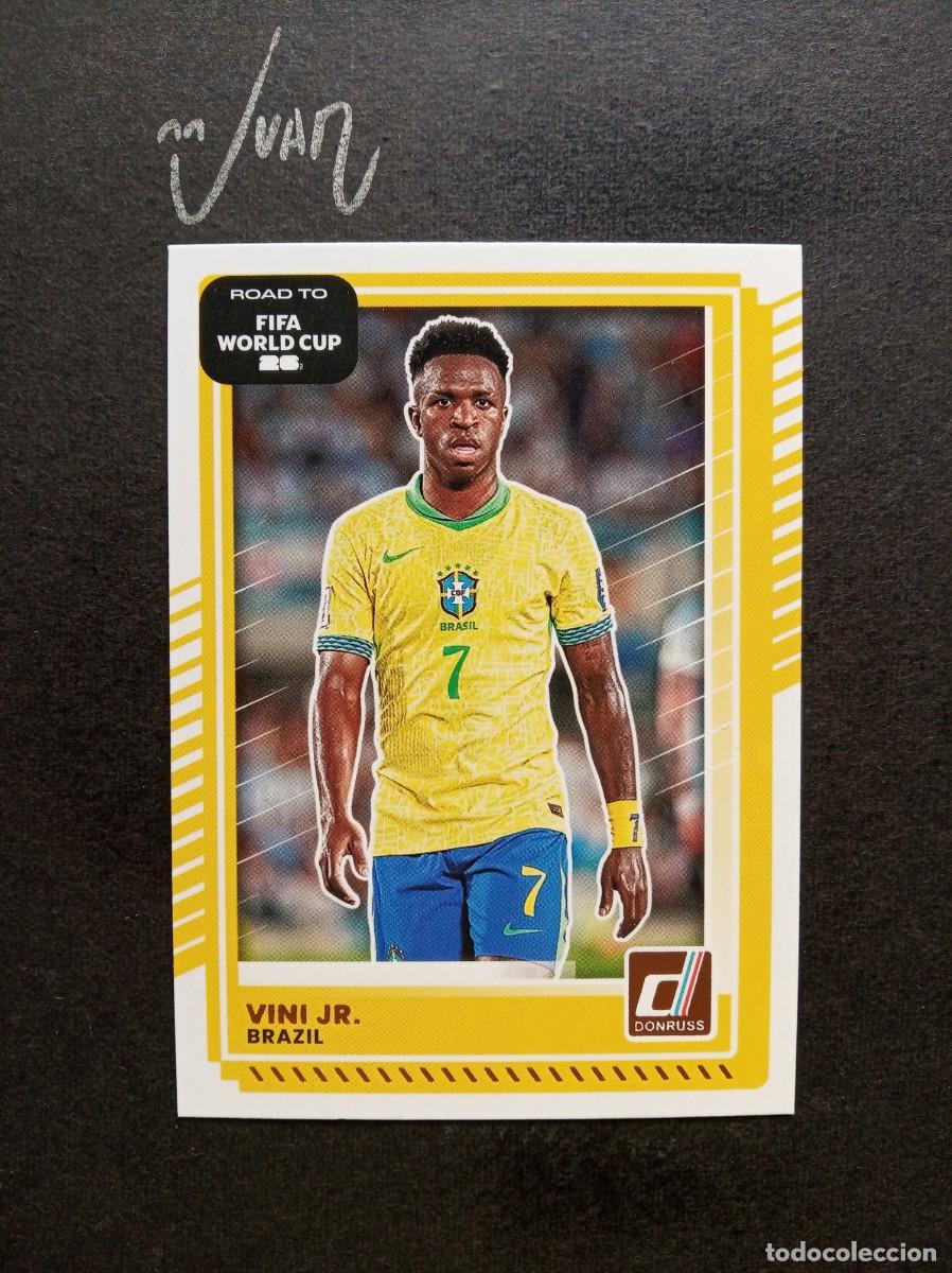 Cromos de F&uacute;tbol: N&ordm; 179 VINI JR BRASIL REAL MADRID ⚽ PANINI &reg; DONRUSS ROAD TO FIFA WORLD CUP 2026 2025 25 26 NUEVO