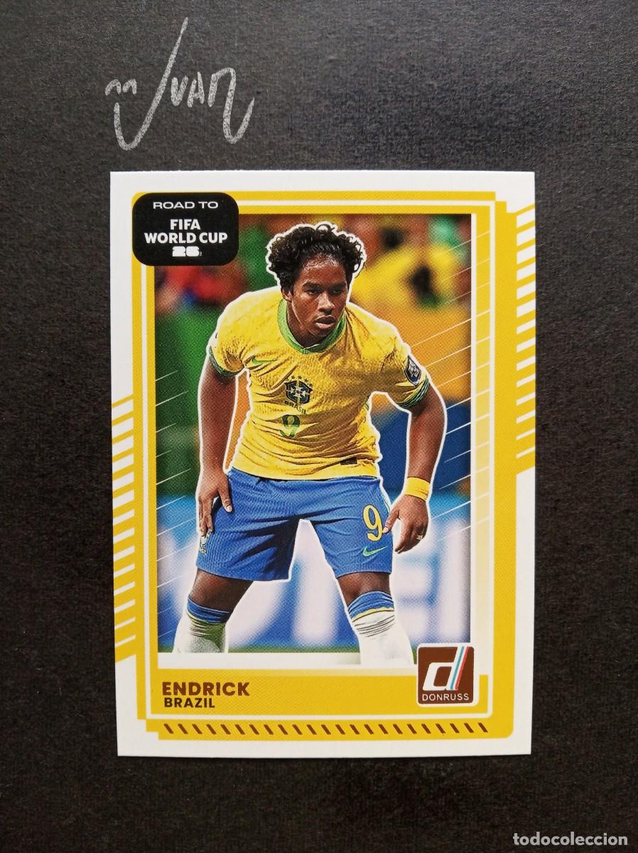 Cromos de F&uacute;tbol: N&ordm; 188 ENDRICK BRASIL REAL MADRID ⚽ PANINI &reg; DONRUSS ROAD TO FIFA WORLD CUP 2026 2025 25 26 NUEVO