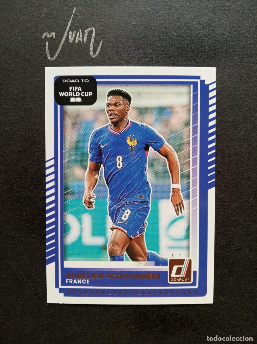 Cromos de F&uacute;tbol: N&ordm; 150 TCHOUAMENI FRANCIA REAL MADRID ⚽ PANINI&reg; DONRUSS ROAD TO FIFA WORLD CUP 2026 2025 25 26 NUEVO