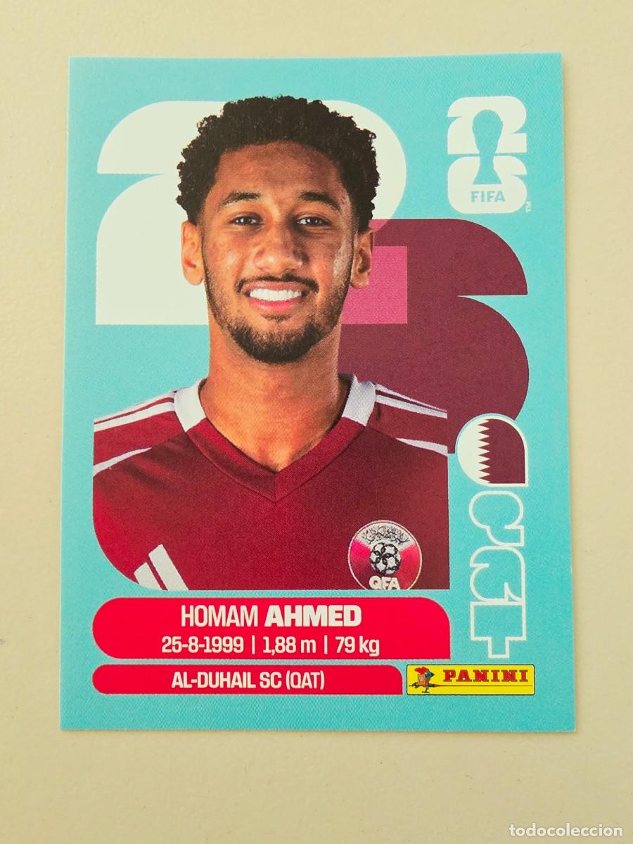 Cromos de F&uacute;tbol: QAT 5 Homam Ahmed, Qatar Catar, Panini FIFA World Cup Mundial 2026 Sticker