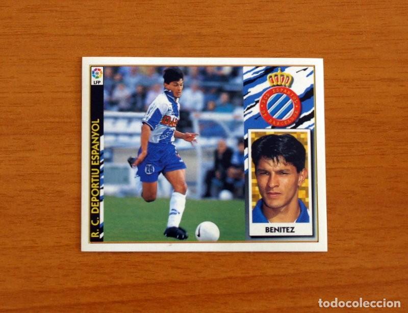 Cromos de F&uacute;tbol: R.C.D. Espa&ntilde;ol-Espanyol - Benitez - Ediciones Este Liga 1997-1998, 97-98 - Nunca pegado