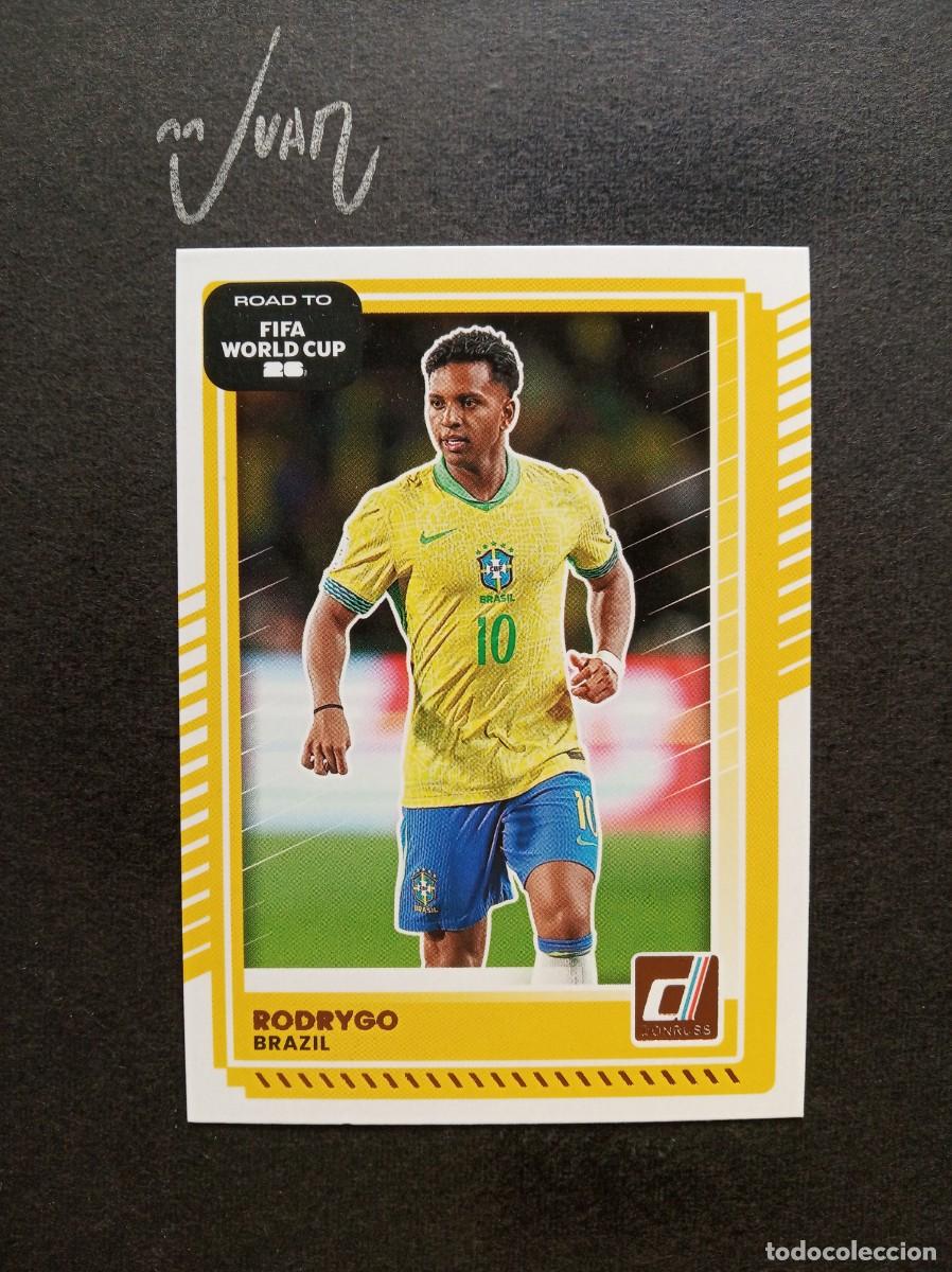 Cromos de F&uacute;tbol: N&ordm; 183 RODRYGO BRASIL REAL MADRID ⚽ PANINI &reg; DONRUSS ROAD TO FIFA WORLD CUP 2026 2025 25 26 NUEVO