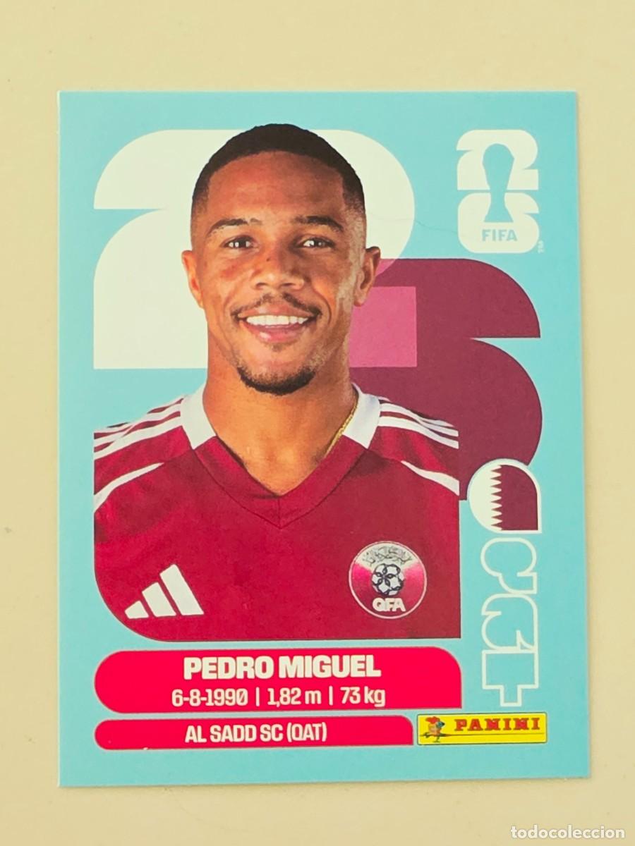 Cromos de F&uacute;tbol: QAT 7 Pedro Miguel, Qatar Catar, Panini FIFA World Cup Mundial 2026 Sticker