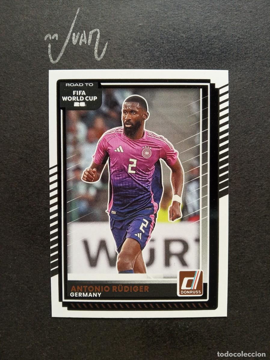 Cromos de F&uacute;tbol: N&ordm; 29 RUDIGER ALEMANIA REAL MADRID ⚽ PANINI &reg; DONRUSS ROAD TO FIFA WORLD CUP 2026 2025 25 26 NUEVO