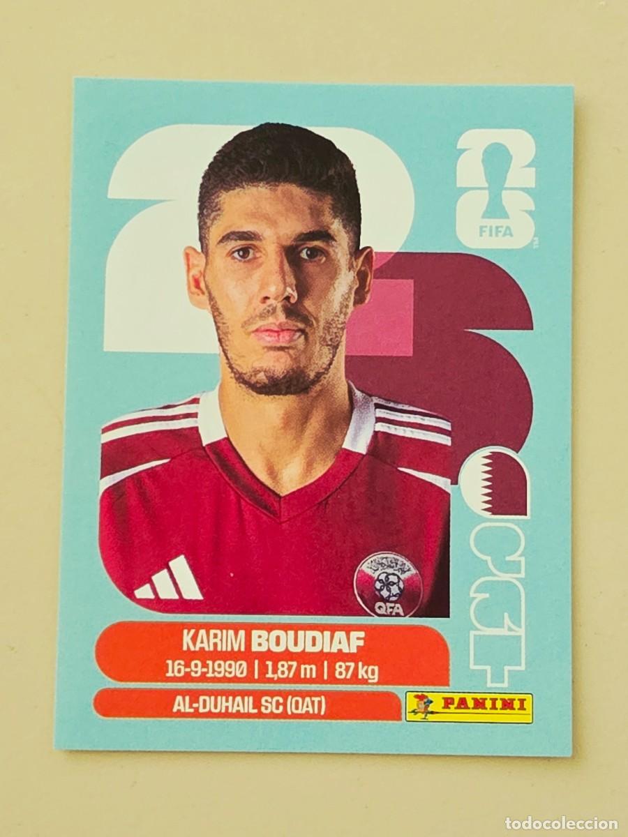 Cromos de F&uacute;tbol: QAT 10 Karim Boudiaf, Qatar Catar, Panini FIFA World Cup Mundial 2026 Sticker