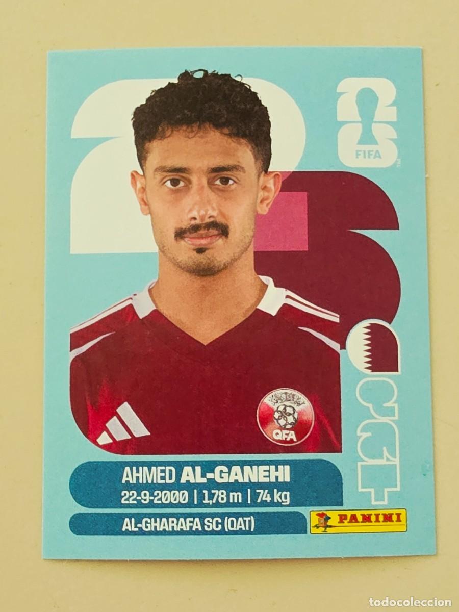 Cromos de F&uacute;tbol: QAT 19 Ahmed Al-Ganehi, Qatar Catar, Panini FIFA World Cup Mundial 2026 Sticker