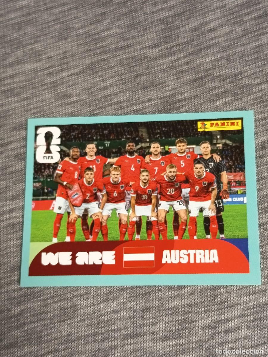 Fu&szlig;ball-Sticker: ALINEACION AUSTRIA AUT 13 STICKER MUNDIAL 2026 PANINI FIFA WORLD CUP NUEVO