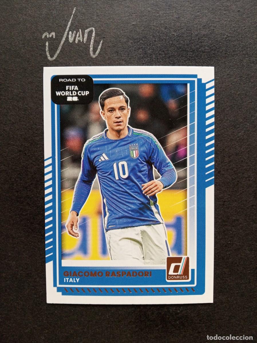 Fu&szlig;ball-Sticker: N&ordm; 118 RASPADORI ITALIA ATLETICO MADRID ⚽ PANINI &reg; DONRUSS ROAD FIFA WORLD CUP 2026 2025 25 26 NUEVO