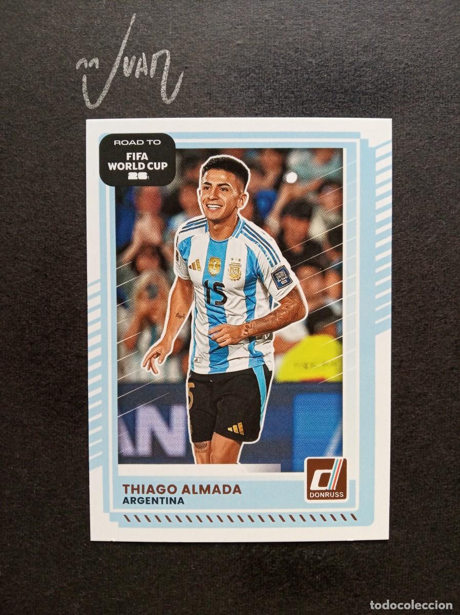 Fu&szlig;ball-Sticker: N&ordm; 155 THIAGO ALMADA ARGENTINA ATLETICO MADRID ⚽ PANINI&reg; DONRUSS ROAD FIFA WORLD CUP 2026 2025 25 26