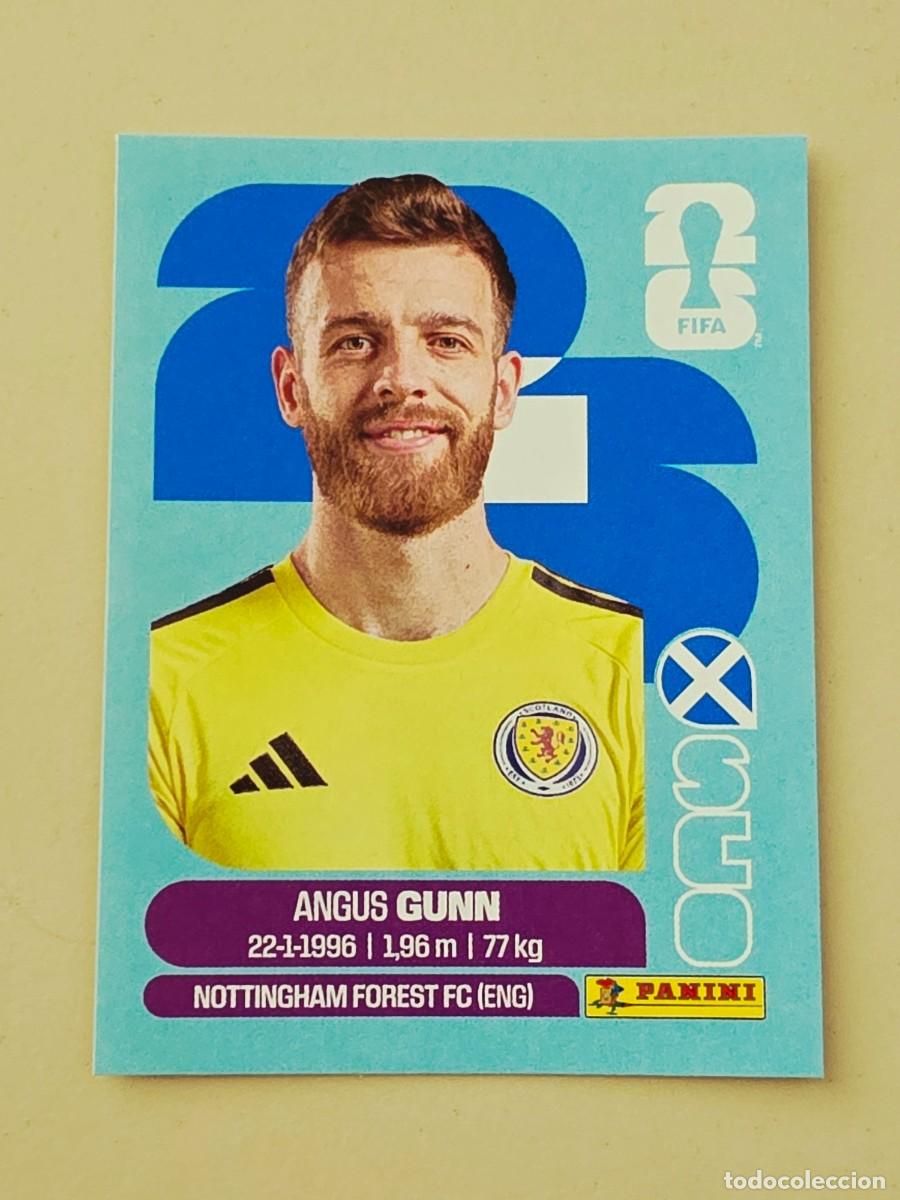 Cromos de F&uacute;tbol: SCO 2 Angus Gunn, Escocia, Panini FIFA World Cup Mundial 2026 Sticker