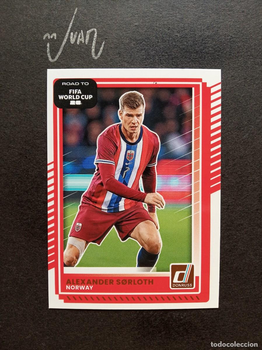 Cromos de F&uacute;tbol: N&ordm; 169 SORLOTH NORUEGA ATLETICO MADRID ⚽ PANINI &reg; DONRUSS ROAD FIFA WORLD CUP 2026 2025 25 26 NUEVO