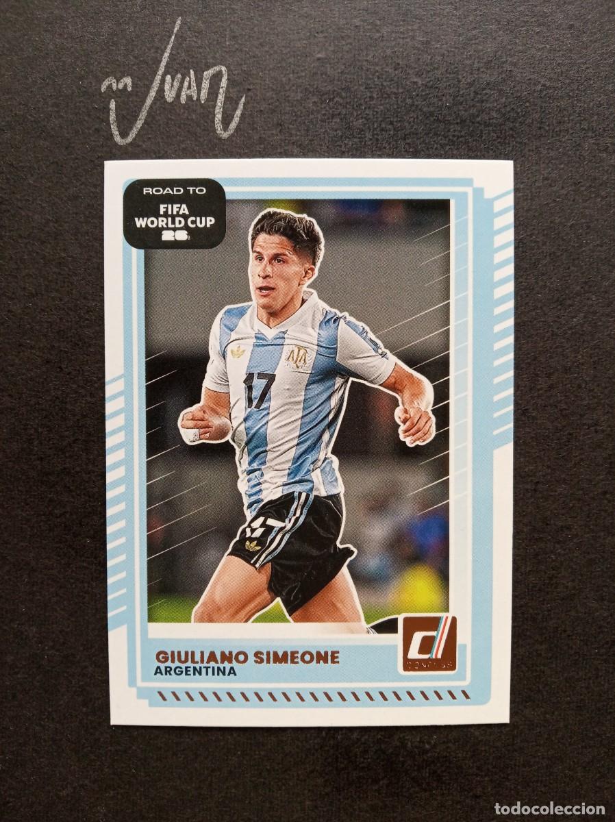Cromos de F&uacute;tbol: 165 GIULIANO SIMEONE ARGENTINA ATLETICO MADRID ⚽ PANINI&reg; DONRUSS ROAD FIFA WORLD CUP 2026 2025 25 26
