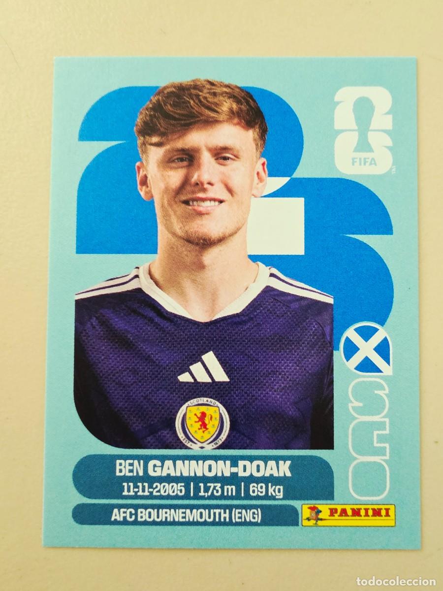 Cromos de F&uacute;tbol: SCO 20 Ben Gannon-Doak, Escocia, Panini FIFA World Cup Mundial 2026 Sticker