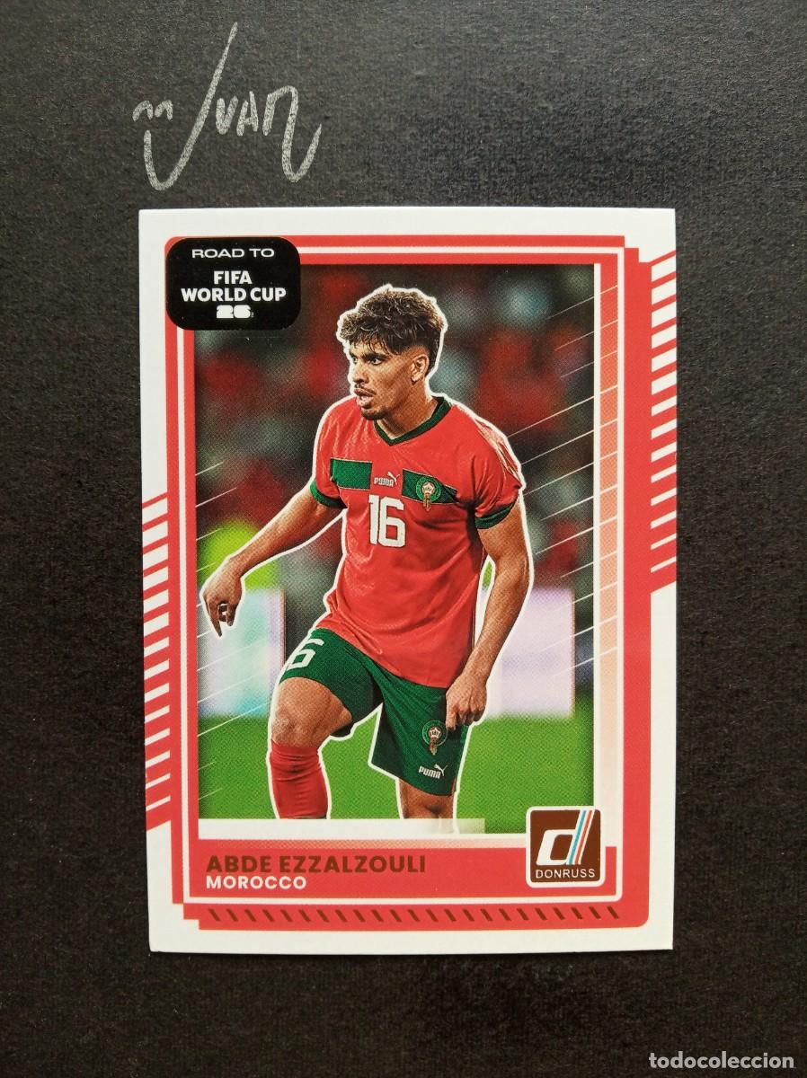 Cromos de F&uacute;tbol: N&ordm; 101 ABDE EZZALZOULI MARRUECOS REAL BETIS ⚽ PANINI &reg; DONRUSS ROAD FIFA WORLD CUP 2026 2025 25 26