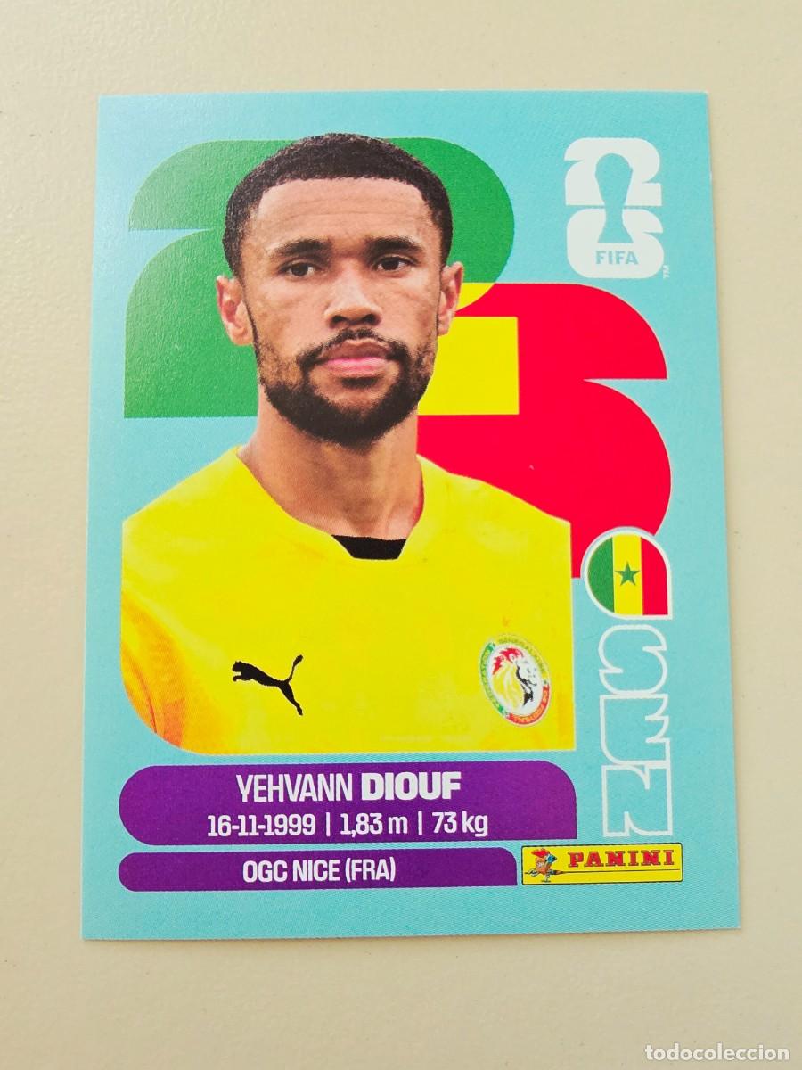 Cromos de F&uacute;tbol: SEN 3 Yehvann Diouf, Senegal, Panini FIFA World Cup Mundial 2026 Sticker