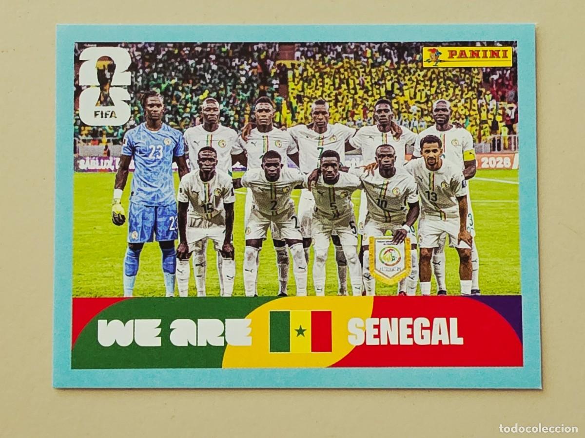 Cromos de F&uacute;tbol: SEN 13 Equipo plantilla alineaci&oacute;n, Senegal, Panini FIFA World Cup Mundial 2026 Sticker