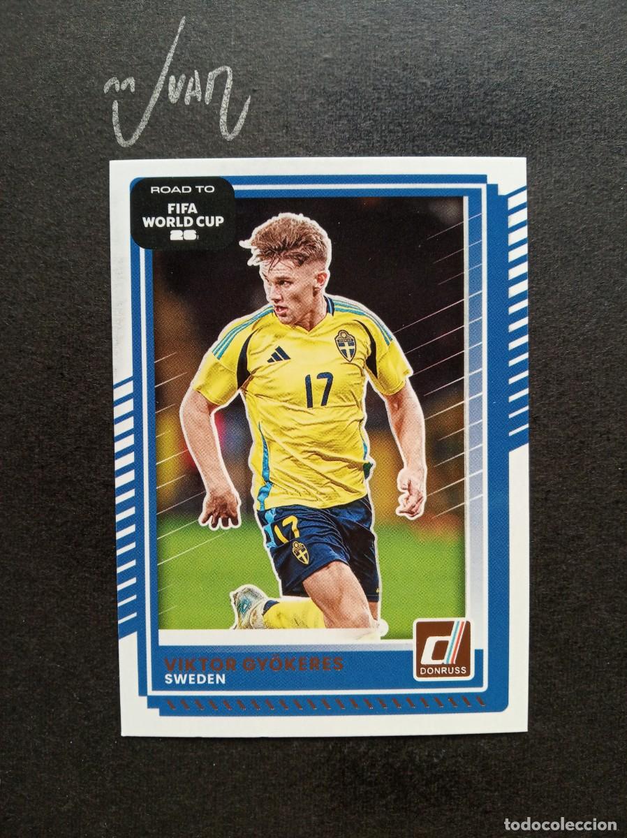 Cromos de F&uacute;tbol: N&ordm; 82 VICTOR GYOKERES SUECIA ARSENAL ⚽ PANINI &reg; DONRUSS ROAD TO FIFA WORLD CUP 2026 2025 25 26 NUEVO