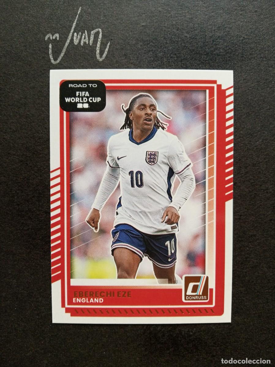 Cromos de F&uacute;tbol: N&ordm; 68 EBERECHI EZE INGLATERRA ARSENAL ⚽ PANINI&reg; DONRUSS ROAD TO FIFA WORLD CUP 2026 2025 25 26 NUEVO