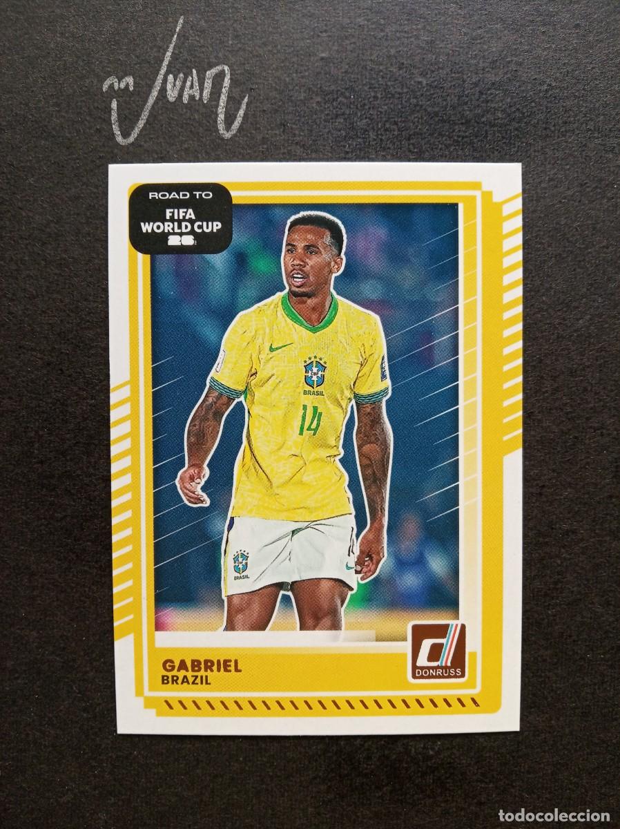 Cromos de F&uacute;tbol: N&ordm; 180 GABRIEL BRASIL ARSENAL ⚽ PANINI &reg; DONRUSS ROAD TO FIFA WORLD CUP 2026 2025 25 26 NUEVO