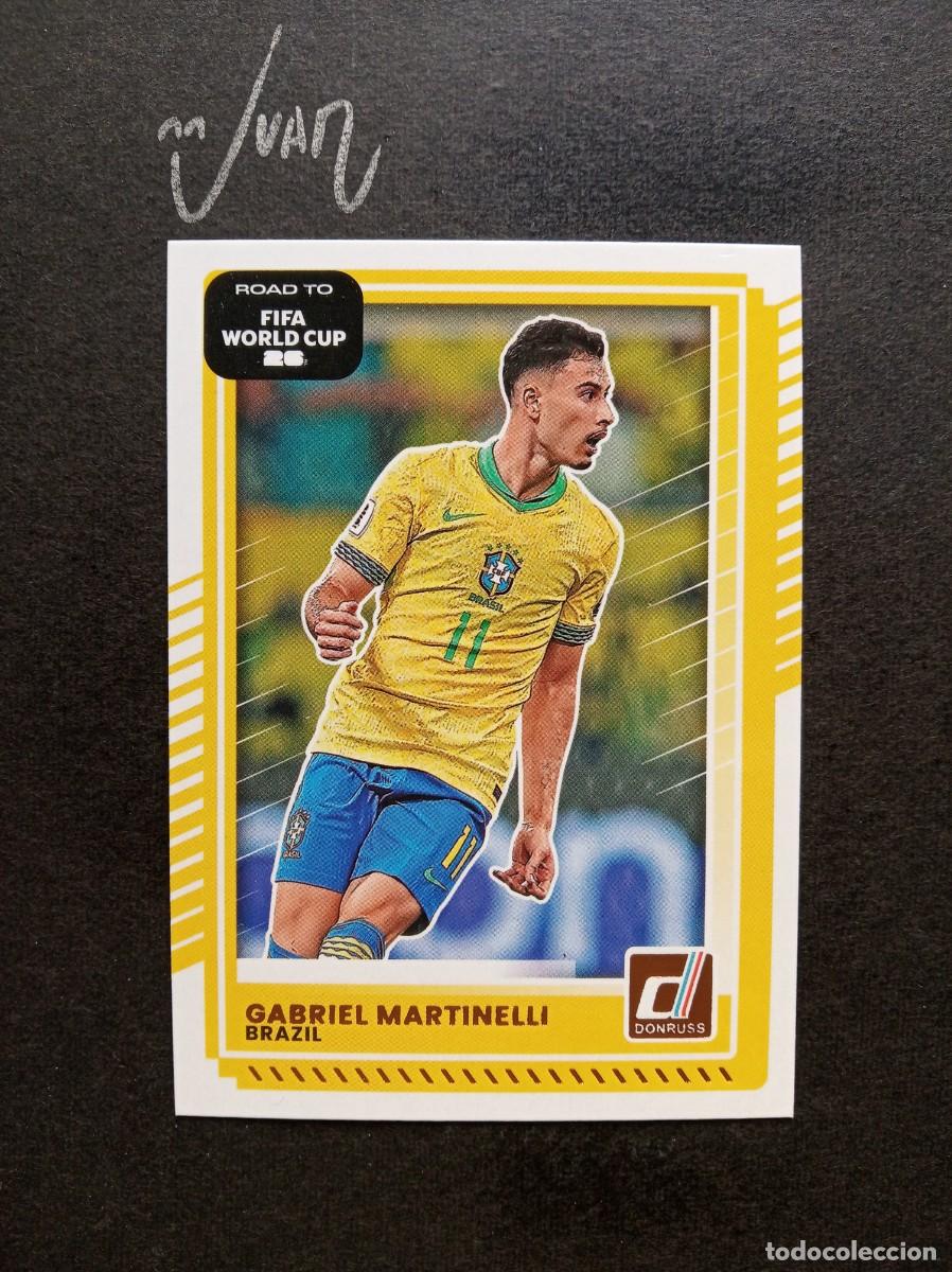 Cromos de F&uacute;tbol: N&ordm; 184 GABRIEL MARTINELLI BRASIL ARSENAL ⚽ PANINI &reg; DONRUSS ROAD TO FIFA WORLD CUP 2026 2025 25 26