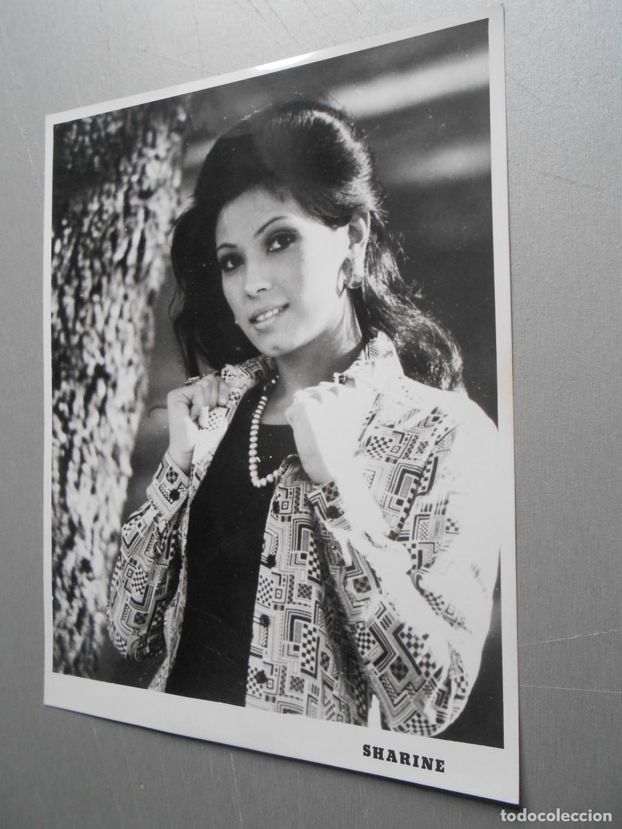 Cromos de F&uacute;tbol: FOTO de - SHARINE -, de 18 x 24 cms.