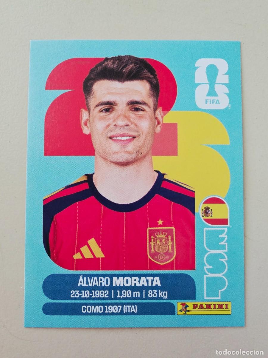 Cromos de F&uacute;tbol: ESP 19 &Aacute;lvaro Morata, Espa&ntilde;a, Panini FIFA World Cup Mundial 2026 Sticker