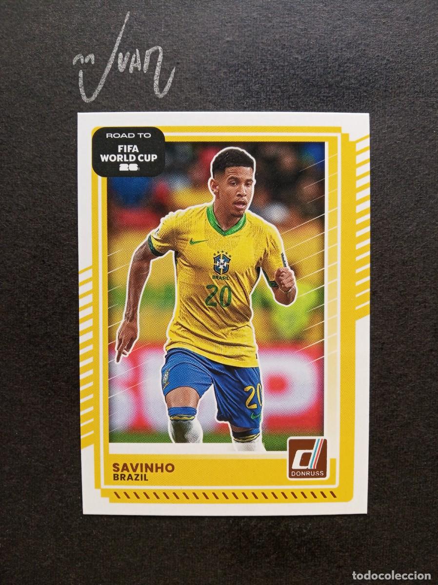 Cromos de F&uacute;tbol: N&ordm; 186 SAVINHO BRASIL MANCHESTER CITY ⚽ PANINI &reg; DONRUSS ROAD FIFA WORLD CUP 2026 2025 25 26 NUEVO