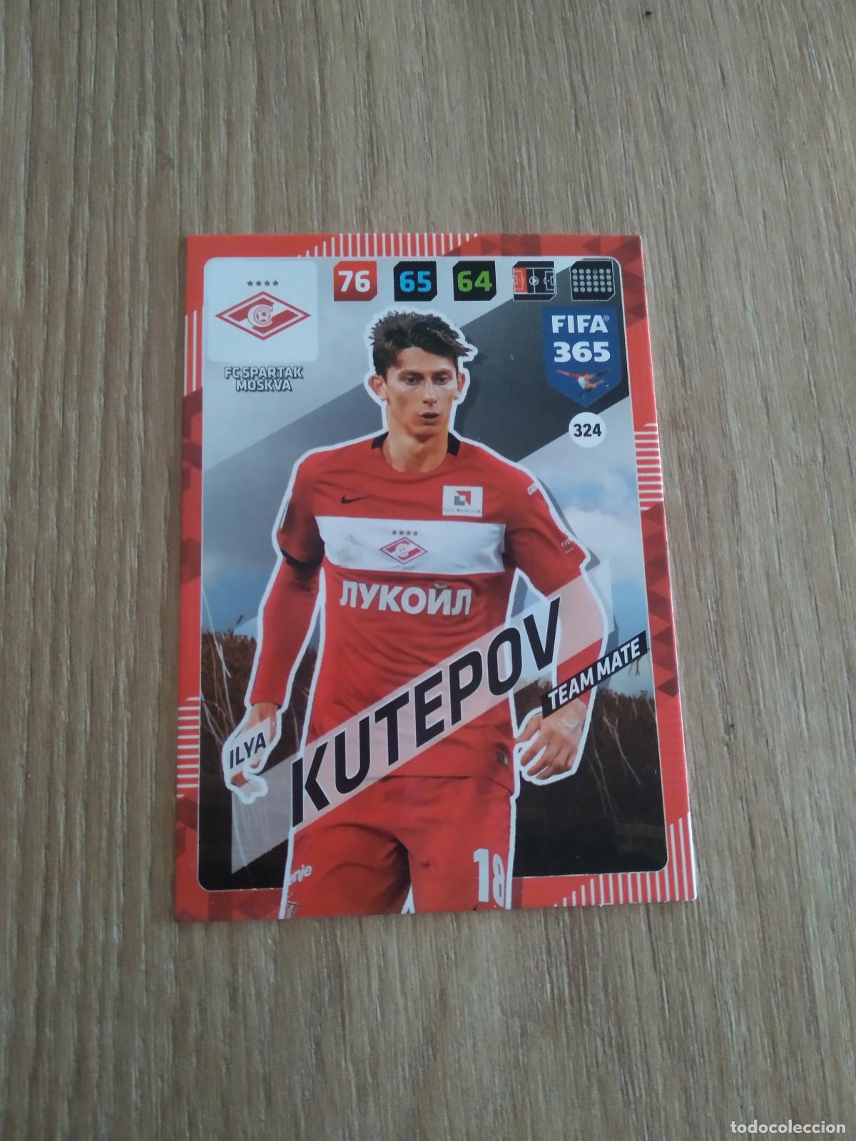 Cromos de F&uacute;tbol: 324 ILYA KUTEPOV SPARTAK MOSCU CROMO FUTBOL PANINI ADRENALYN 17-18 FIFA 365 2017-2018