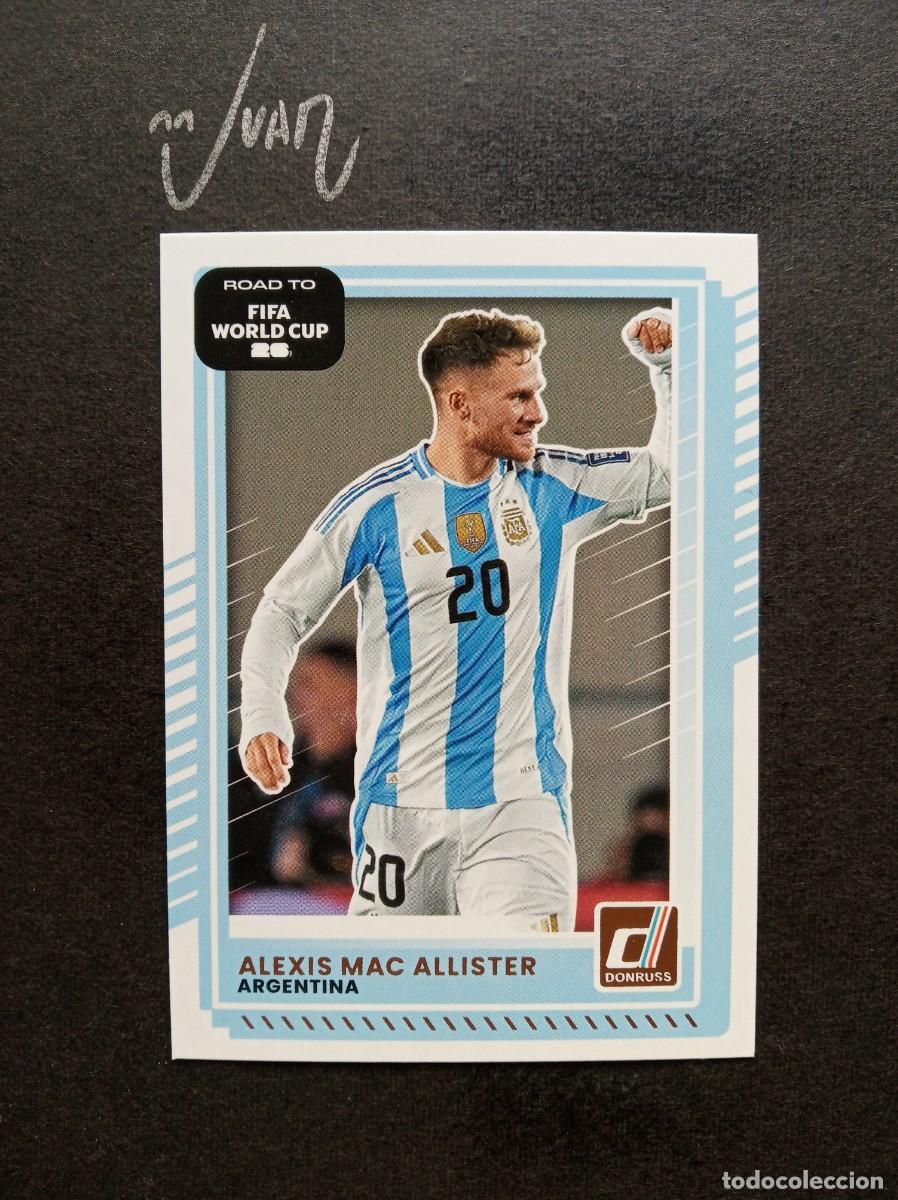 Cromos de F&uacute;tbol: N&ordm; 156 MAC ALLISTER ARGENTINA LIVERPOOL ⚽ PANINI &reg; DONRUSS ROAD FIFA WORLD CUP 2026 2025 25 26 NUEVO