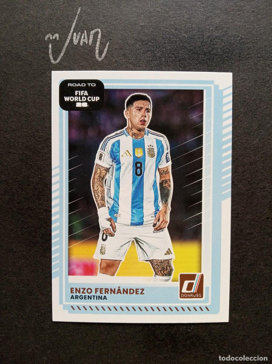 Cromos de F&uacute;tbol: N&ordm; 158 ENZO FERNANDEZ ARGENTINA CHELSEA ⚽ PANINI &reg; DONRUSS ROAD FIFA WORLD CUP 2026 2025 25 26 NUEVO