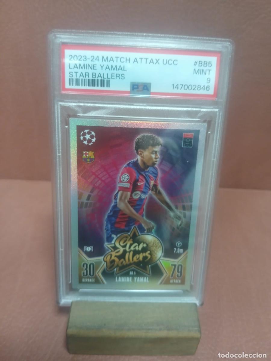 Cromos de F&uacute;tbol: LAMINE YAMAL ROOKIE 2023. 2023-24 Match Attax ucl Lamine Yamal # BB5 Star Ballers