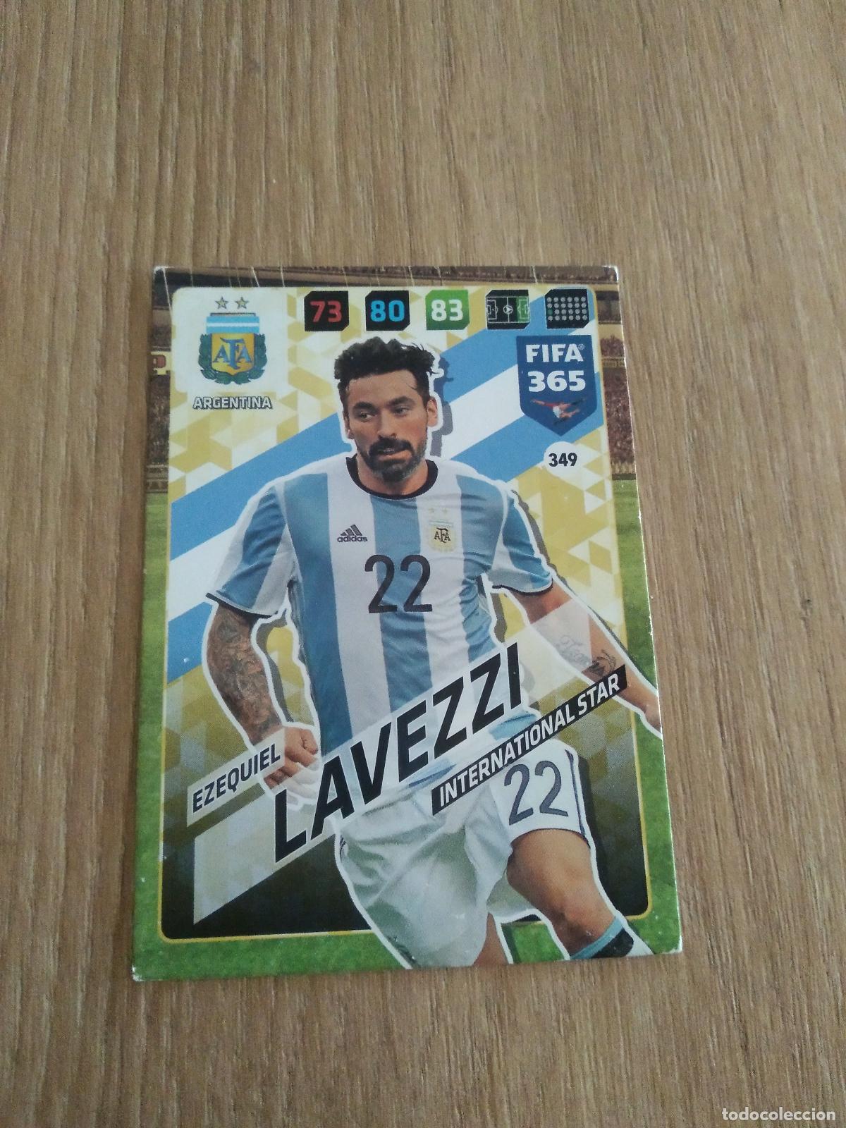 Cromos de F&uacute;tbol: 349 LAVEZZI ARGENTINA CROMO FUTBOL PANINI ADRENALYN 17-18 FIFA 365 2017-2018