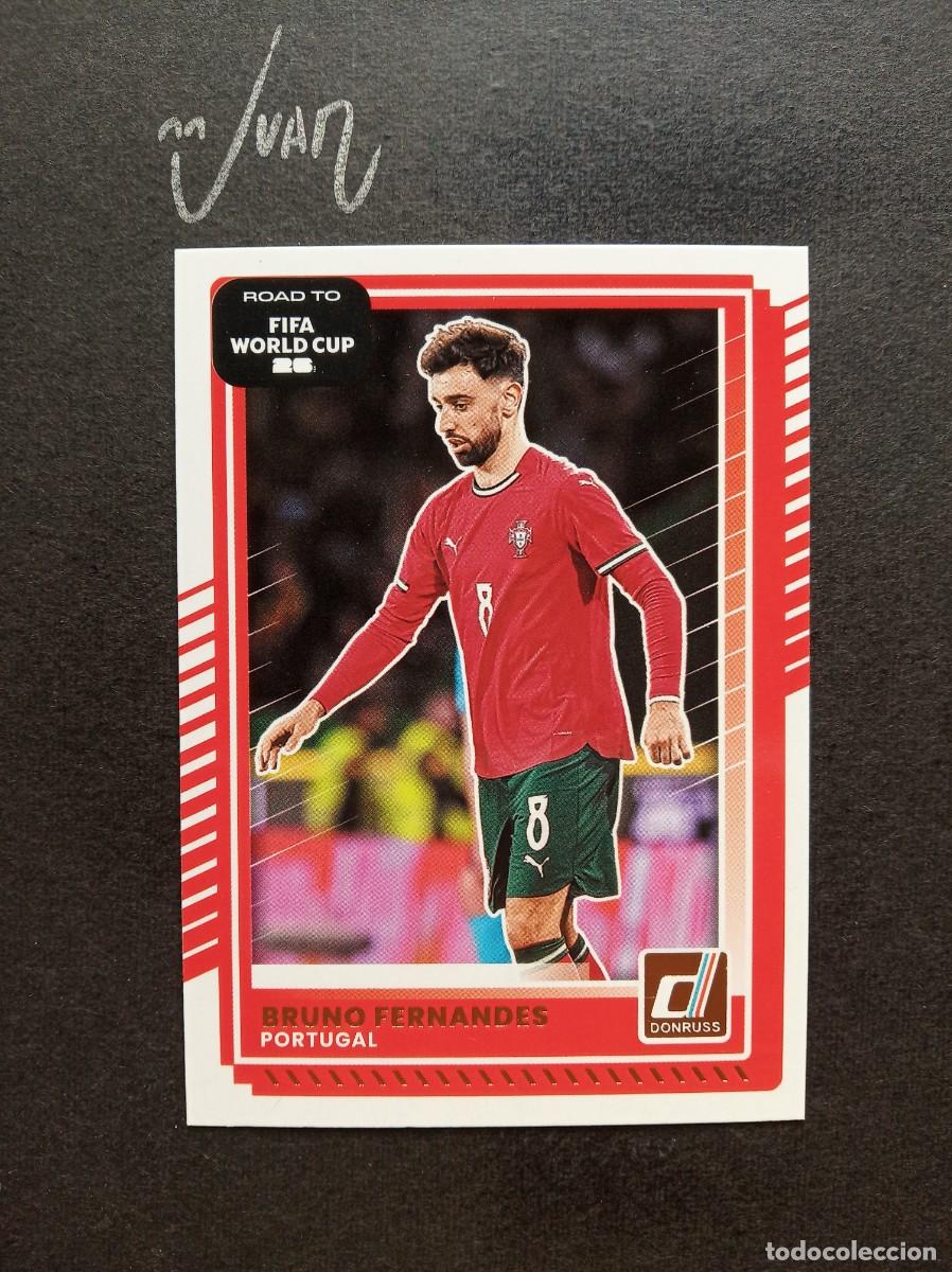 Cromos de F&uacute;tbol: 90 BRUNO FERNANDES PORTUGAL MANCHESTER UNITED ⚽ PANINI &reg; DONRUSS ROAD FIFA WORLD CUP 2026 2025 25 26