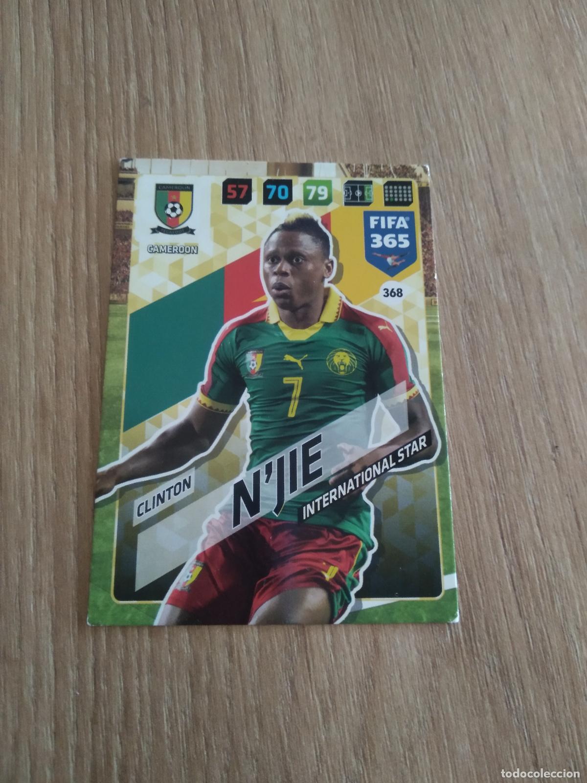 Cromos de F&uacute;tbol: 368 CLINTON N'JIE CAMERUN CROMO FUTBOL PANINI ADRENALYN 17-18 FIFA 365 2017-2018