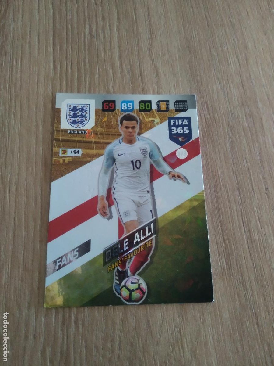 Cromos de F&uacute;tbol: 373 DELE ALLI INGLATERRA CROMO FUTBOL PANINI ADRENALYN 17-18 FIFA 365 2017-2018