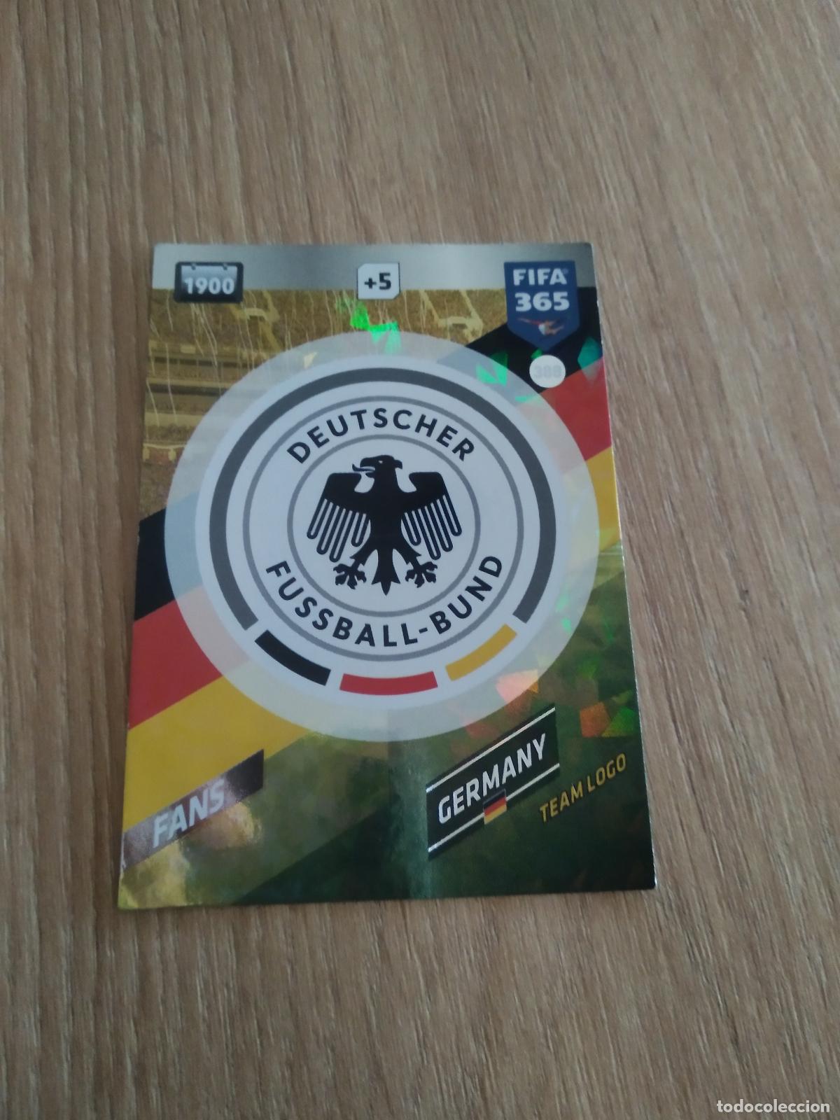 Cromos de F&uacute;tbol: 388 ESCUDO ALEMANIA CROMO FUTBOL PANINI ADRENALYN 17-18 FIFA 365 2017-2018